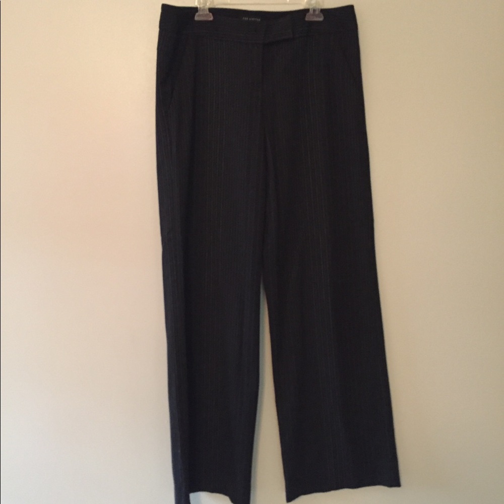 Black Limited pinstripe trousers